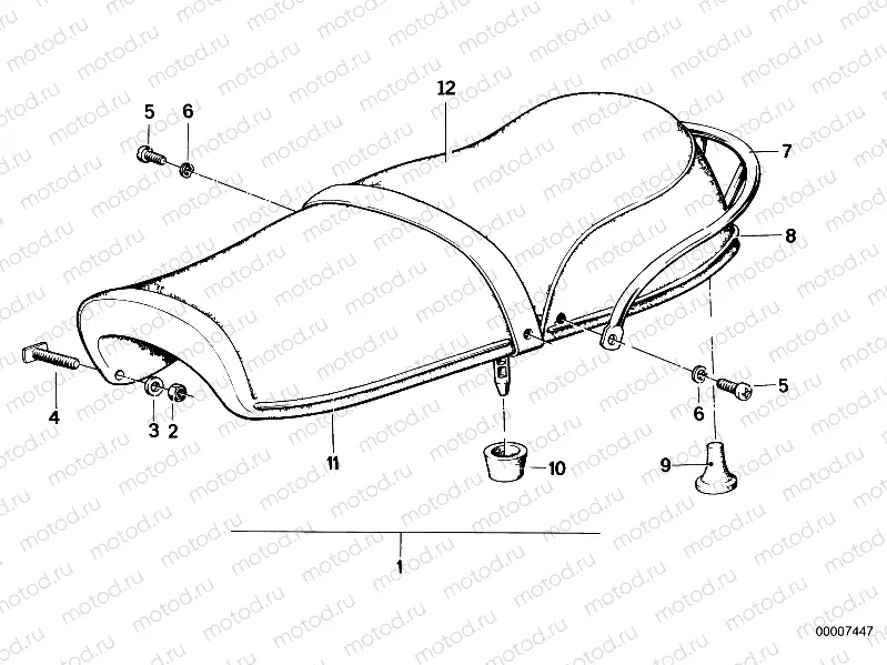 Double seat bench black