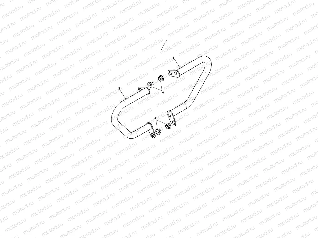 Dresser Bar Kit, Chrome