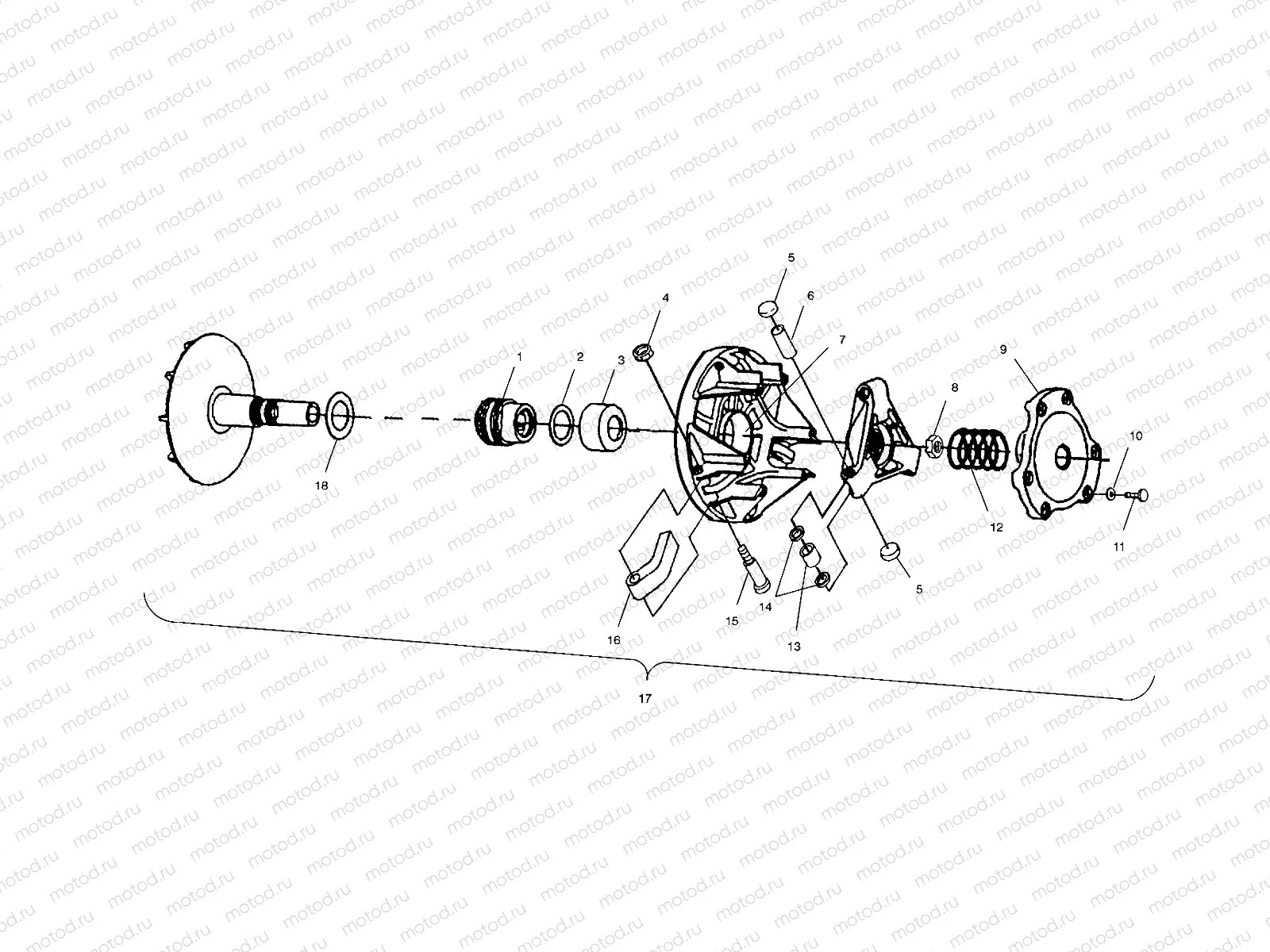 DRIVE CLUTCH - A00CD32FA (4949404940C001) | DRIVE CLUTCH - A00CD32FA (4949404940C001)