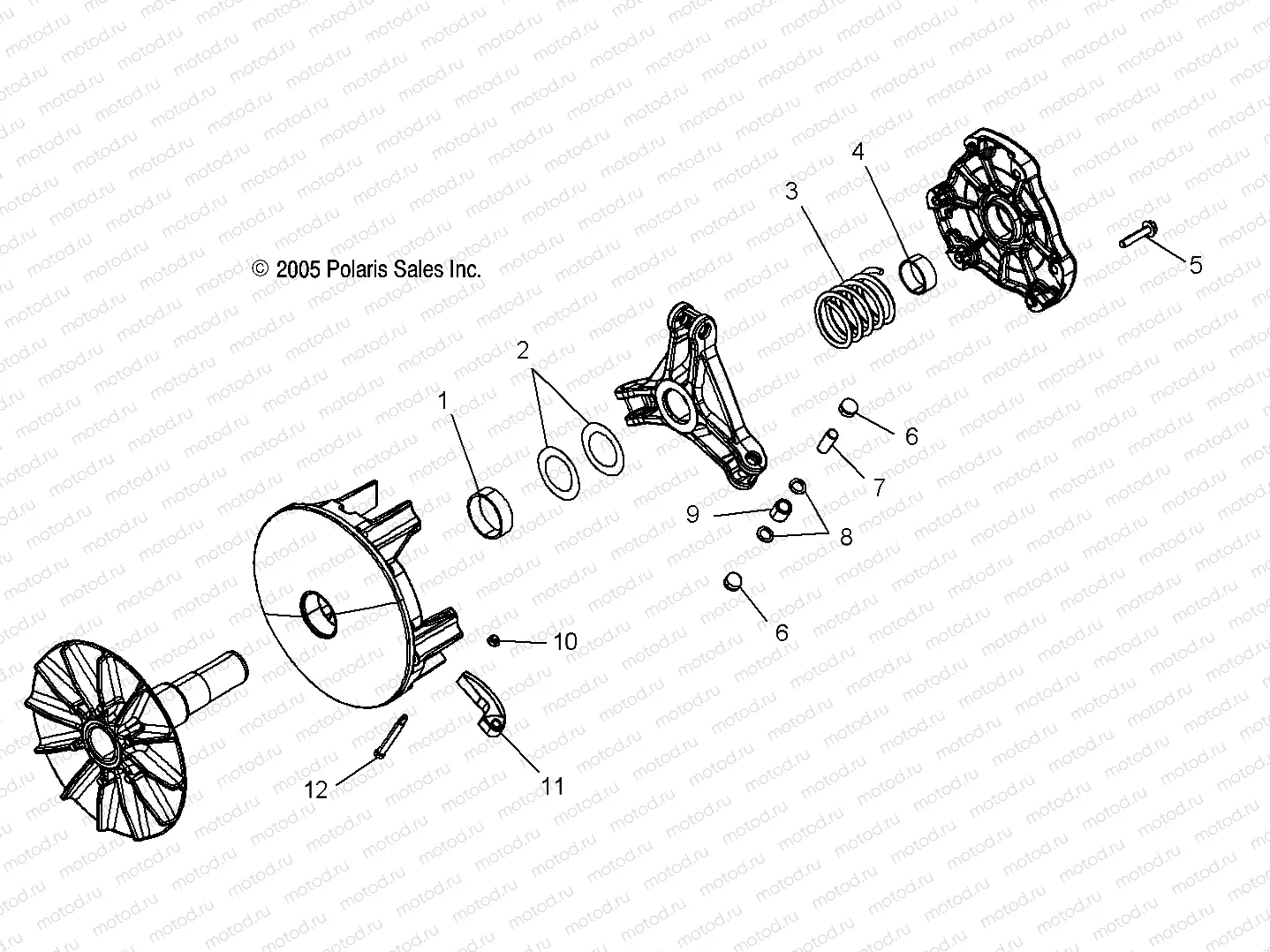 DRIVE CLUTCH - A04RB42AA/A04RD50AA/AB/AC/A04RF50AA (4999203249920324C11) | DRIVE CLUTCH - A04RB42AA/A04RD50AA/AB/AC/A04RF50AA (4999203249920324C11)