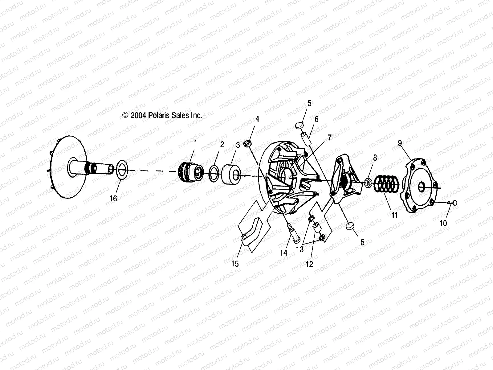 DRIVE CLUTCH - A05MH59AK/AN (4994279427C10) | DRIVE CLUTCH - A05MH59AK/AN (4994279427C10)