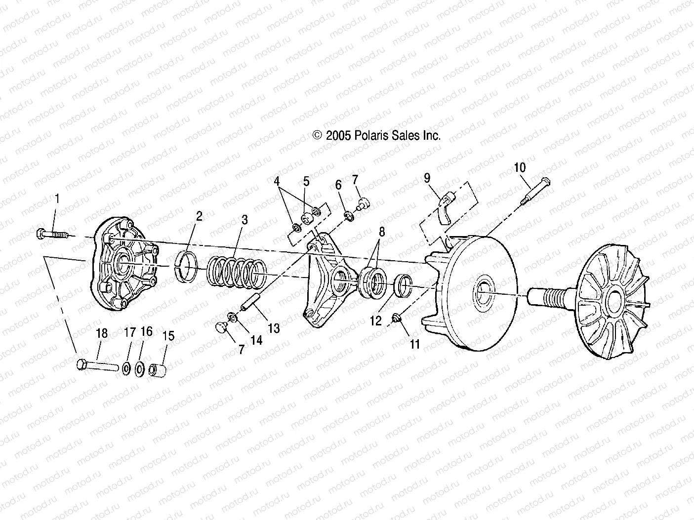 DRIVE CLUTCH - A06BA25CA (4999201499920149B13) | DRIVE CLUTCH - A06BA25CA (4999201499920149B13)