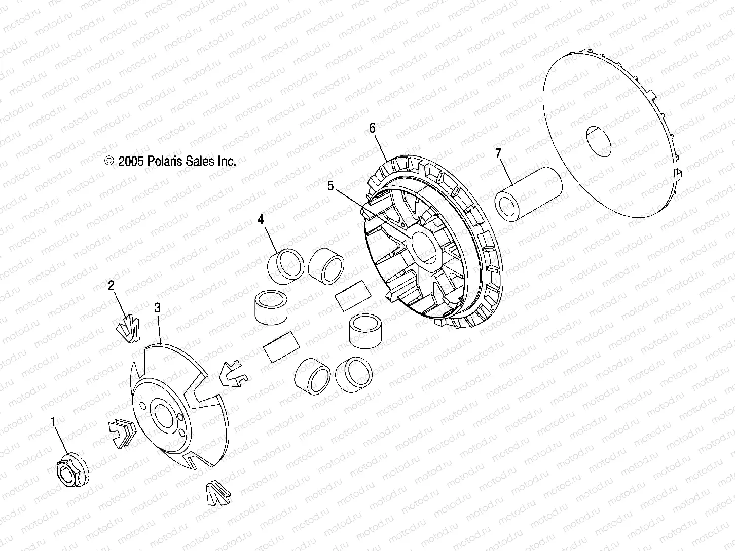 DRIVE CLUTCH - A06LB27FA/LD27FB (4999206689920668C04) | DRIVE CLUTCH - A06LB27FA/LD27FB (4999206689920668C04)