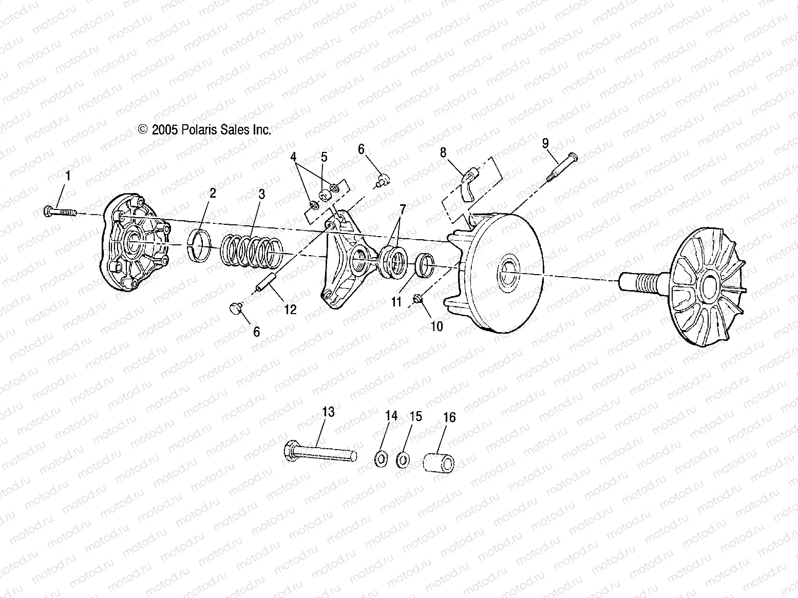 DRIVE CLUTCH - A06MH50AA/AB/AD/AF (4999206649920664C06) | DRIVE CLUTCH - A06MH50AA/AB/AD/AF (4999206649920664C06)