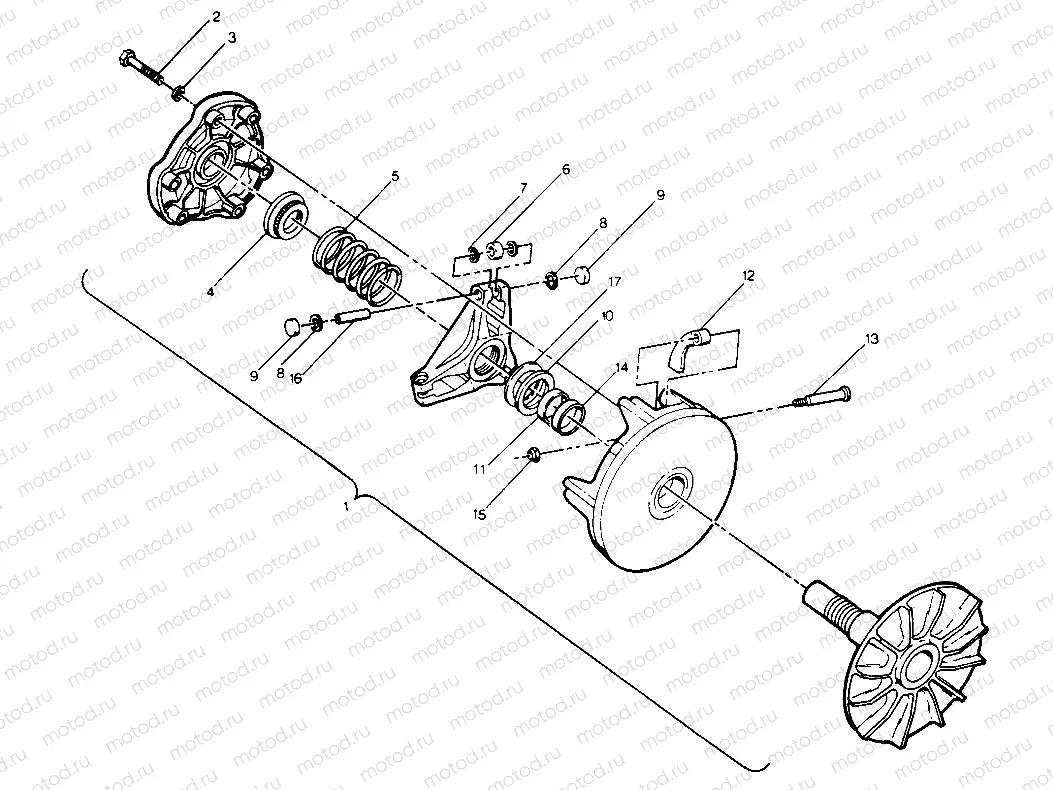 Drive Clutch Assembly (49147514750024) | Drive Clutch Assembly (49147514750024)