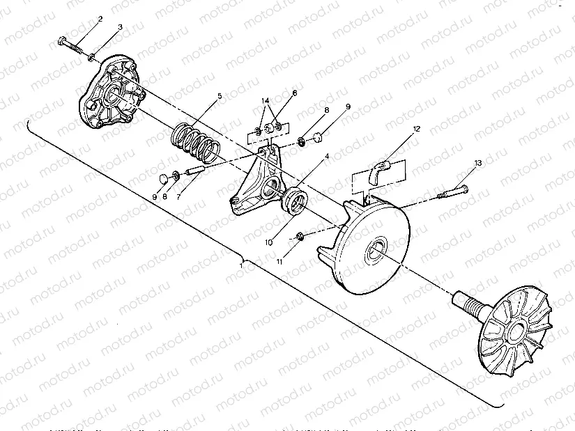 Drive Clutch Assembly (4914771477023A) | Drive Clutch Assembly (4914771477023A)
