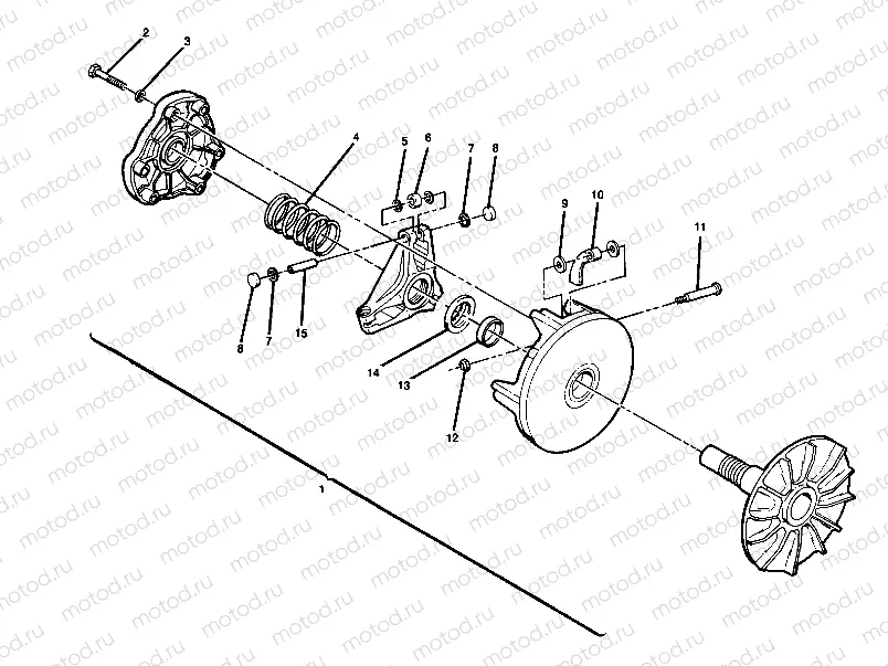Drive Clutch Assembly (4914781478023A) | Drive Clutch Assembly (4914781478023A)