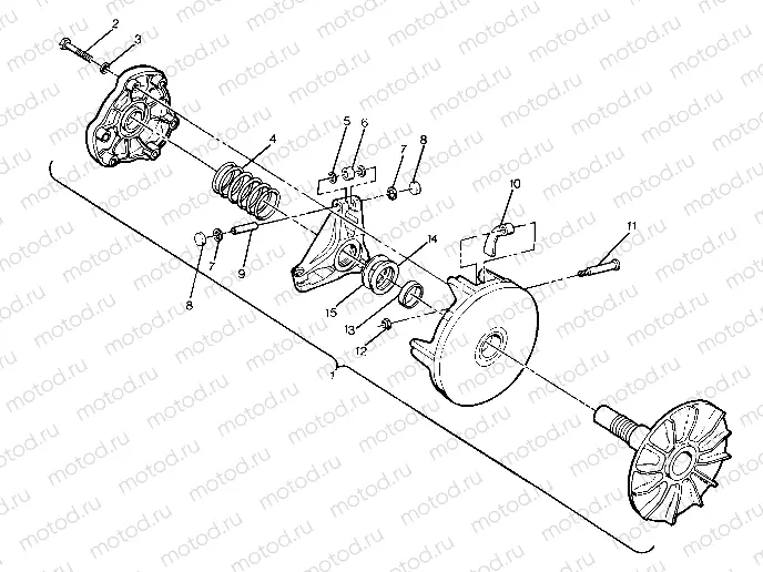 Drive Clutch Assembly (4917711771023A) | Drive Clutch Assembly (4917711771023A)