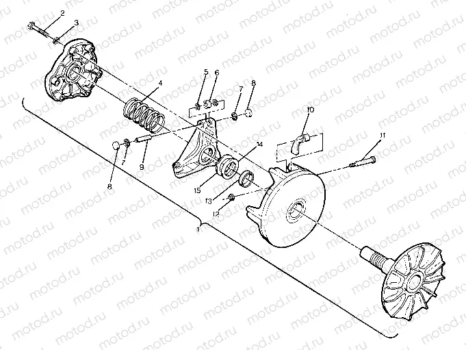 Drive Clutch Assembly (4917721772023A) | Drive Clutch Assembly (4917721772023A)