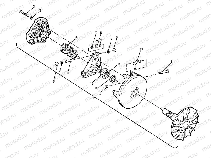 Drive Clutch Assembly (4918411841023A) | Drive Clutch Assembly (4918411841023A)