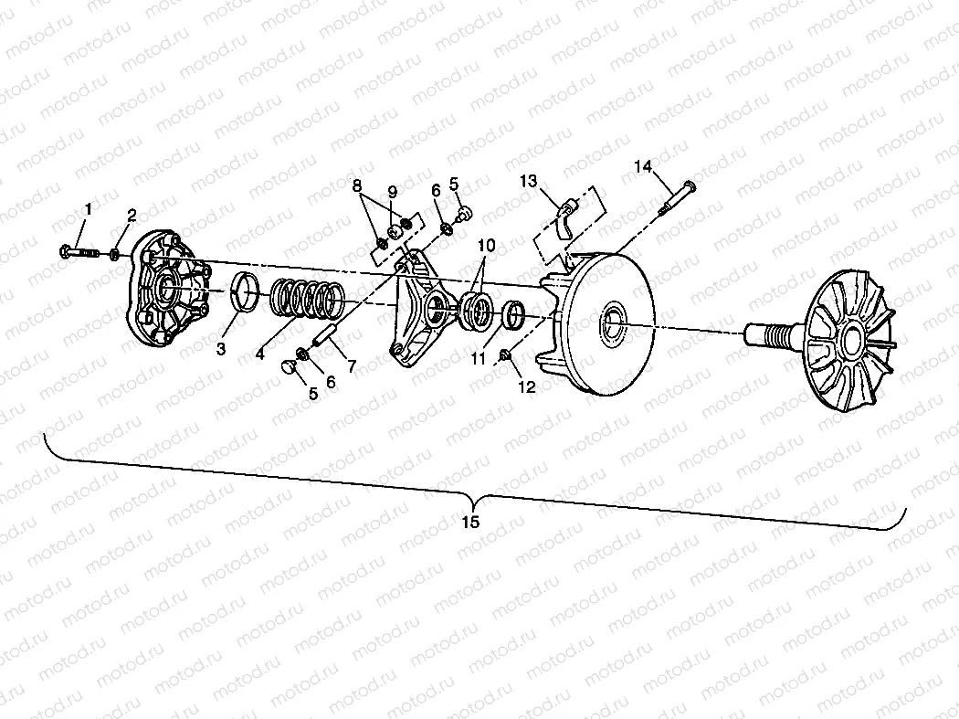DRIVE CLUTCH - W968540 (4935863586C001) | DRIVE CLUTCH - W968540 (4935863586C001)