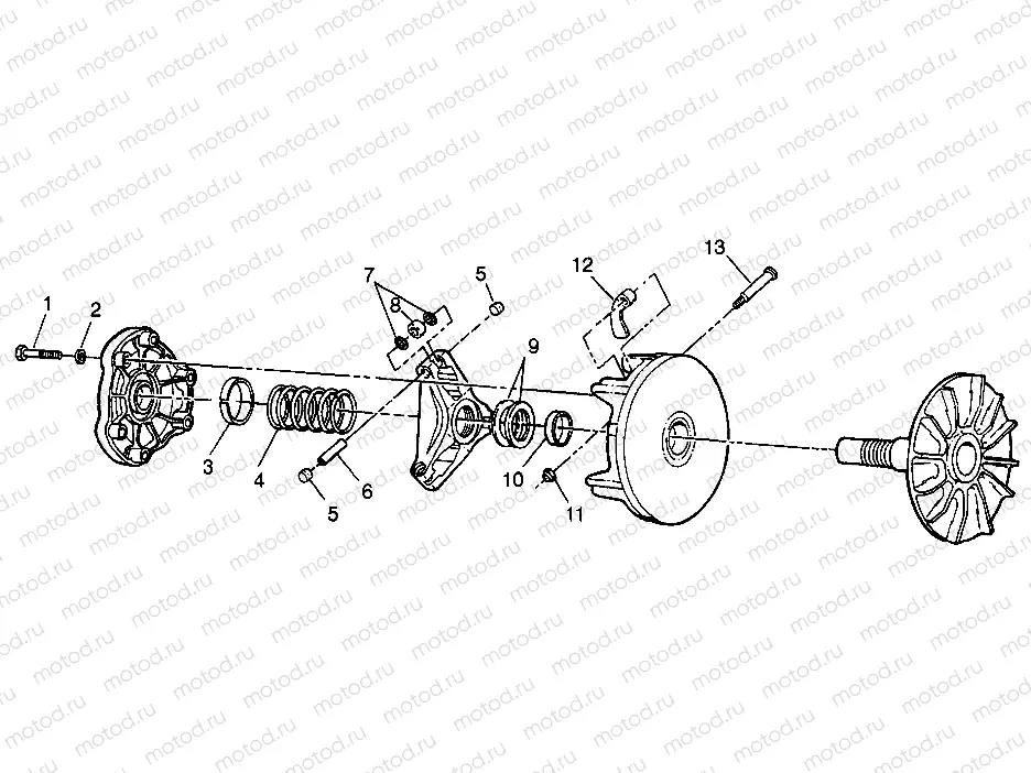 DRIVE CLUTCH - W98AE50A (4946394639c008) | DRIVE CLUTCH - W98AE50A (4946394639c008)