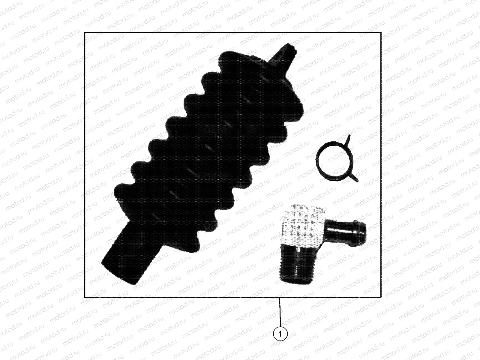 DRIVE LINE | DRIVE LINE, KIT, BELLOWS, DIFFERENTIAL VENT TUBE - e2/e4/e6/eS/eL/eLXD (49GEMDRIVELINE11BELLOWS)