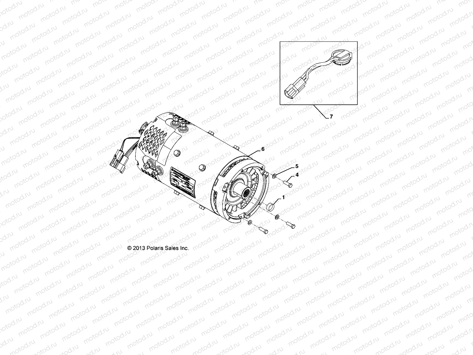 DRIVE LINE | DRIVE LINE, MOTOR - L14G2/4/6 ALL OPTIONS (49GEMDRIVELINE14MOTOR)