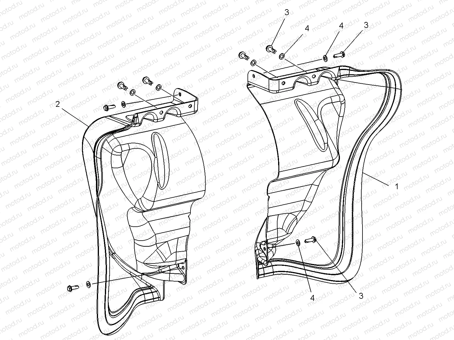 DRIVE LINE | DRIVE LINE, SCOOP, DUAL - e2/e4/e6/eS/eL/eLXD (49GEMDRIVELINE11SCOOP)