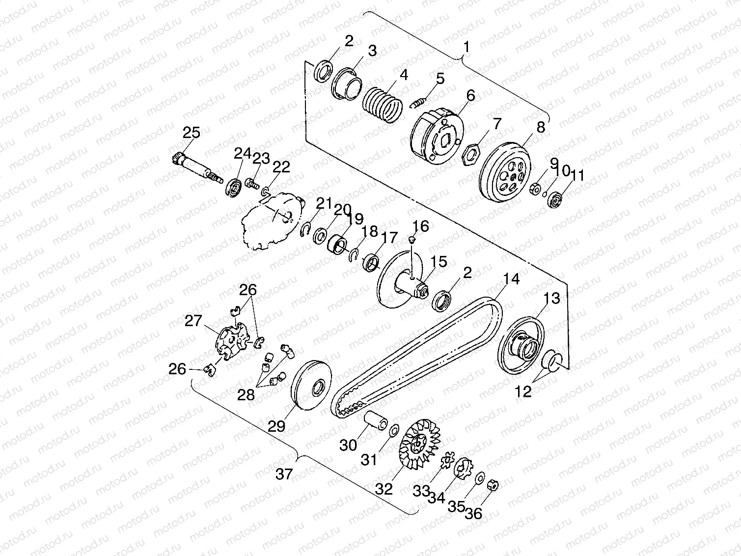 DRIVE PULLEY - A03EA05CA/CB (4978757875A12) | DRIVE PULLEY - A03EA05CA/CB (4978757875A12)