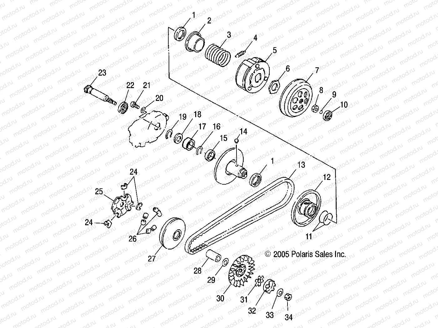 DRIVE PULLEY - A05KA05CA (4999202359920235A12) | DRIVE PULLEY - A05KA05CA (4999202359920235A12)
