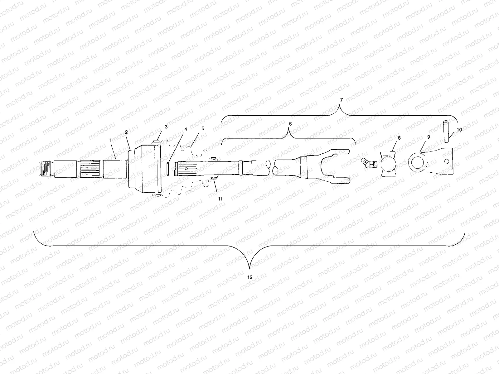 DRIVE SHAFT - A02CB50FC (4974857485B03) | DRIVE SHAFT - A02CB50FC (4974857485B03)