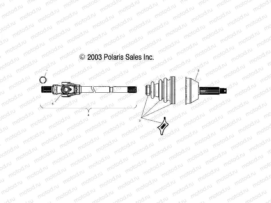 DRIVE SHAFT - A02CD50AA (4970197019B03) | DRIVE SHAFT - A02CD50AA (4970197019B03)