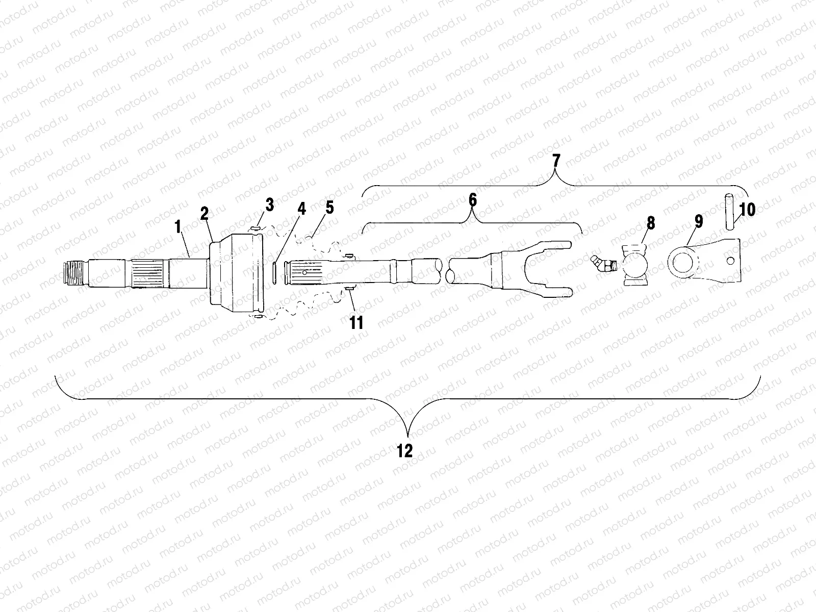 DRIVE SHAFT - A02CK42AA/AB (4970327032B01) | DRIVE SHAFT - A02CK42AA/AB (4970327032B01)