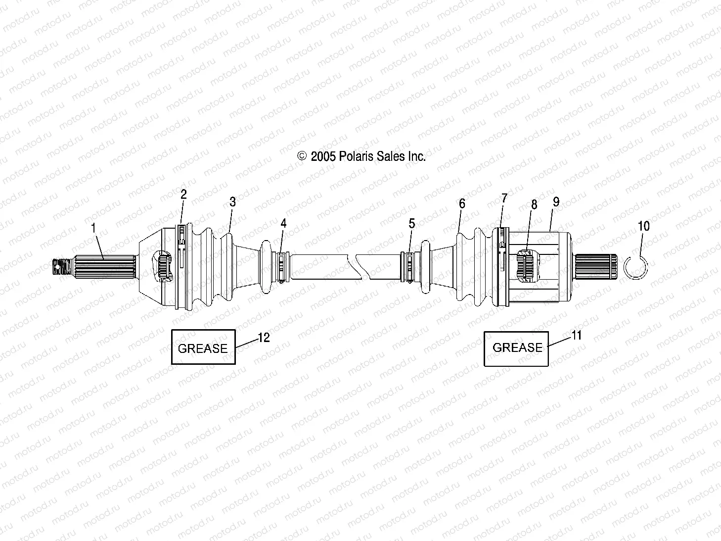 DRIVE SHAFT | DRIVE SHAFT, FRONT - R06RD68AA/AB/AC/AD/AE/AF (4999203249920324B07)