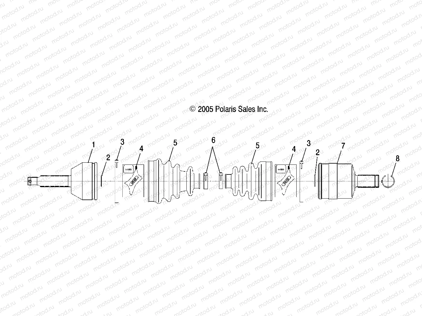 DRIVE SHAFT | DRIVE SHAFT, REAR LH, RH - R06RB50AA/RD50AA (4999202119920211B08)