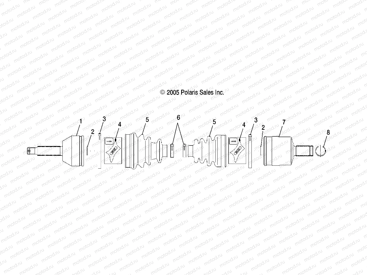 DRIVE SHAFT | DRIVE SHAFT, REAR, LH, RH - R06RD68AA/AB/AC/AD/AE/AF (4999202219920221B08)