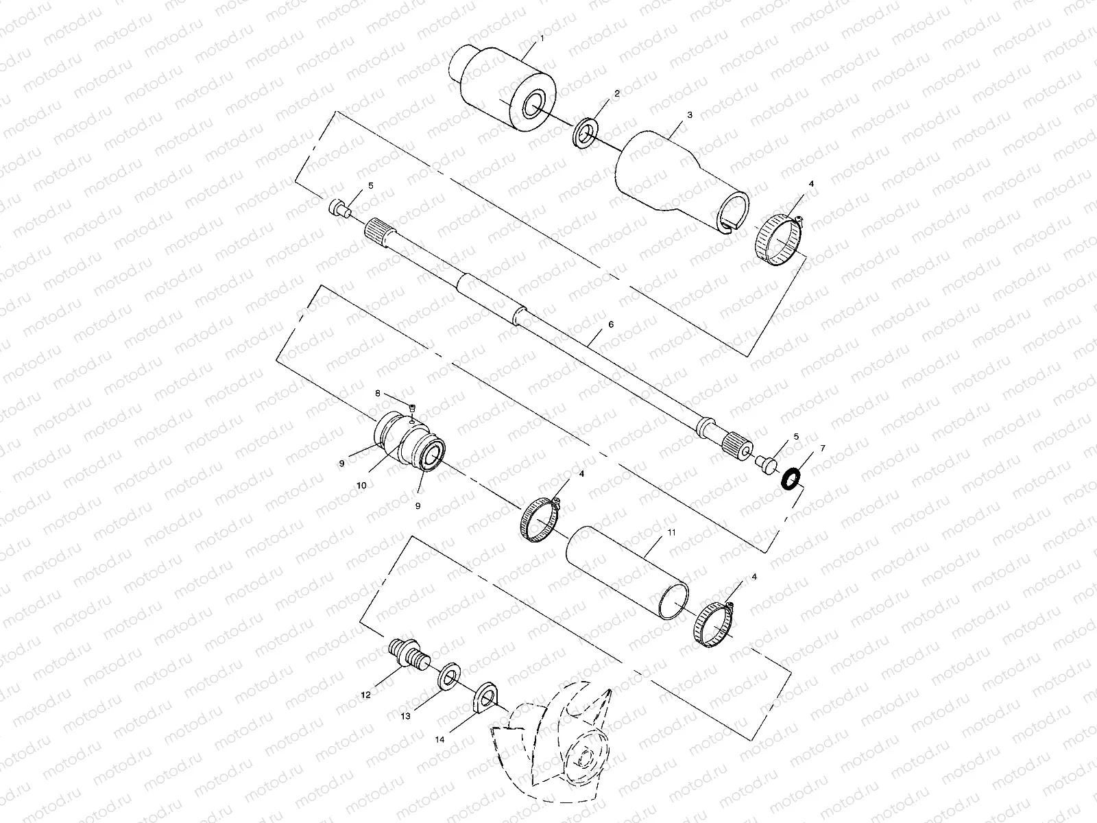 DRIVE SYSTEM - B994596 (4955995599b002) | DRIVE SYSTEM - B994596 (4955995599b002)