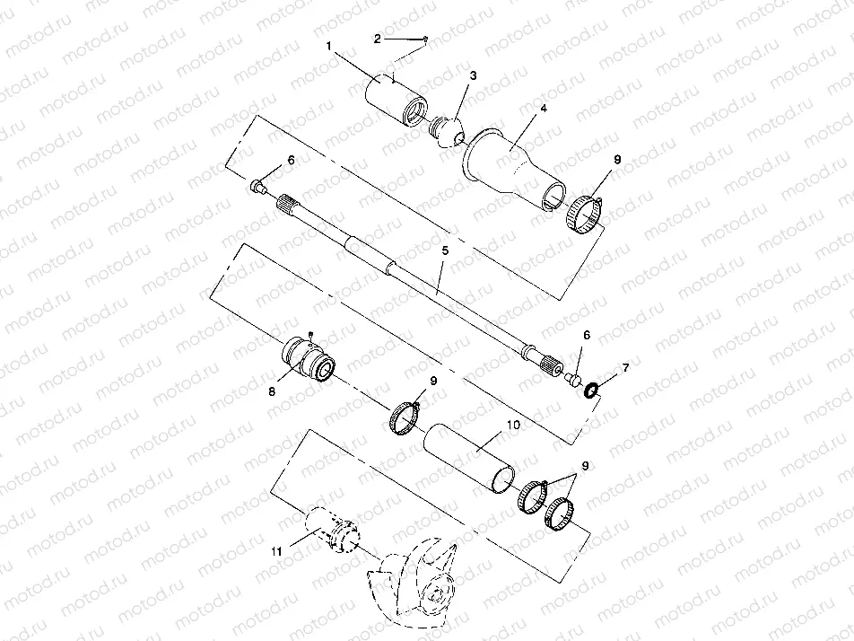 DRIVE SYSTEM SL 650 B944058 (4926992699013A) | DRIVE SYSTEM SL 650 B944058 (4926992699013A)