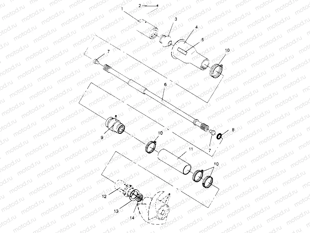 DRIVE SYSTEM SL 650 STD B954358 (4932923292B003) | DRIVE SYSTEM SL 650 STD B954358 (4932923292B003)