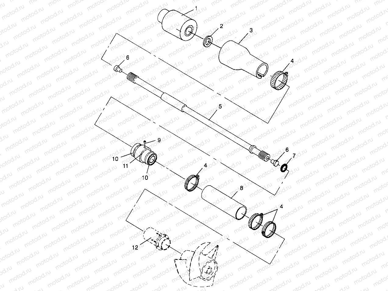 DRIVE SYSTEM SL 700 B964066 and  Intl. SL 700 I964066 (4935633563B002) | DRIVE SYSTEM SL 700 B964066 and  Intl. SL 700 I964066 (4935633563B002)