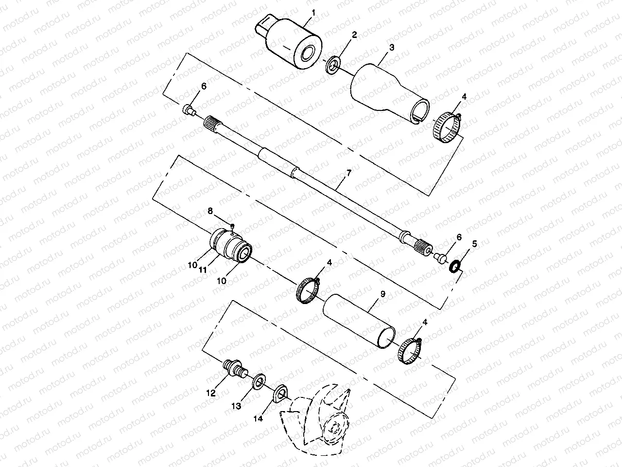DRIVE SYSTEM SL 900 B974091 and SL 1050 B974090 (4940974097B005) | DRIVE SYSTEM SL 900 B974091 and SL 1050 B974090 (4940974097B005)