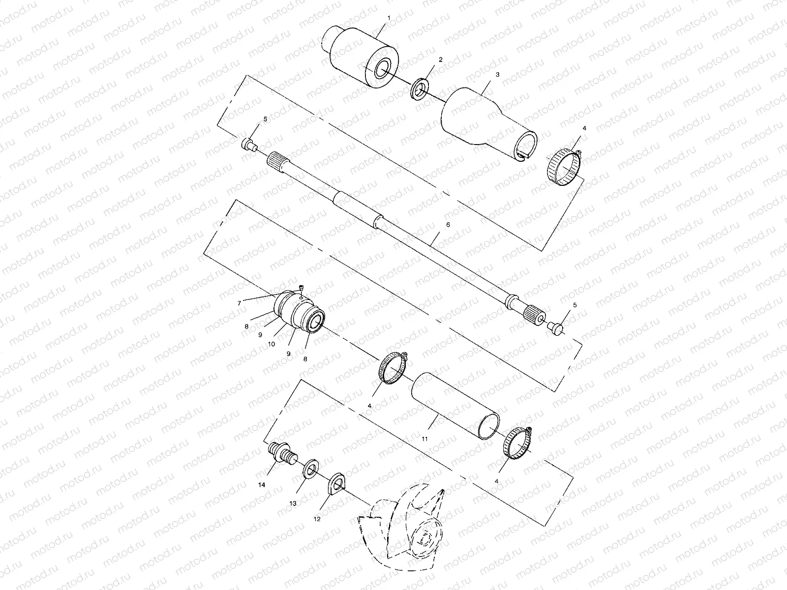 DRIVE SYSTEM - W004673D (4955755575B003) | DRIVE SYSTEM - W004673D (4955755575B003)