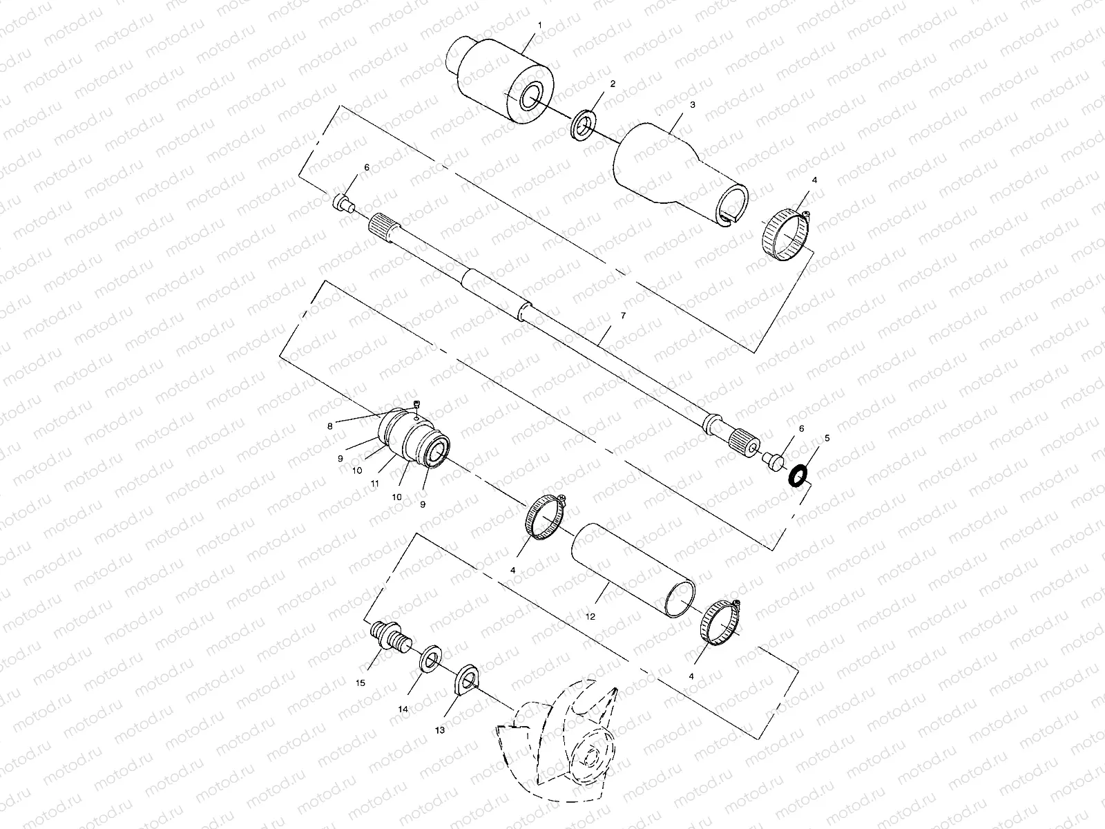 DRIVE SYSTEM - W004699D (4955765576B003) | DRIVE SYSTEM - W004699D (4955765576B003)