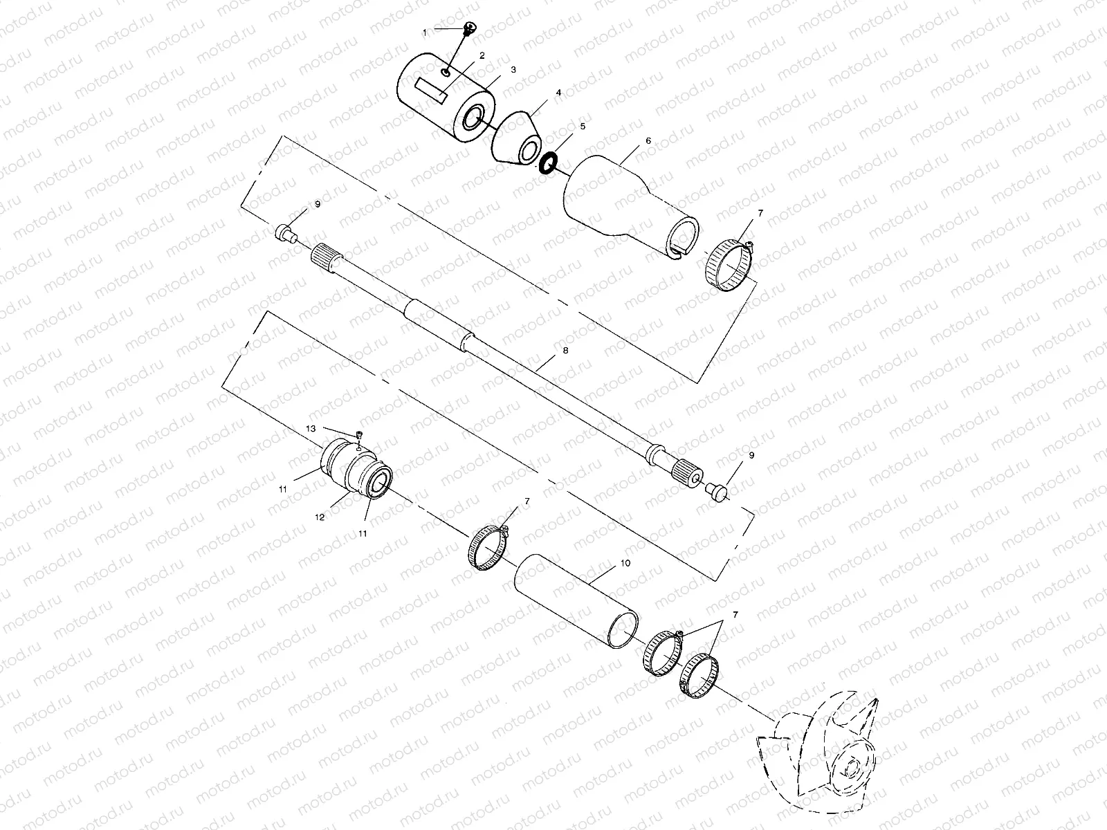DRIVE SYSTEM - W004999D (4955805580B002) | DRIVE SYSTEM - W004999D (4955805580B002)