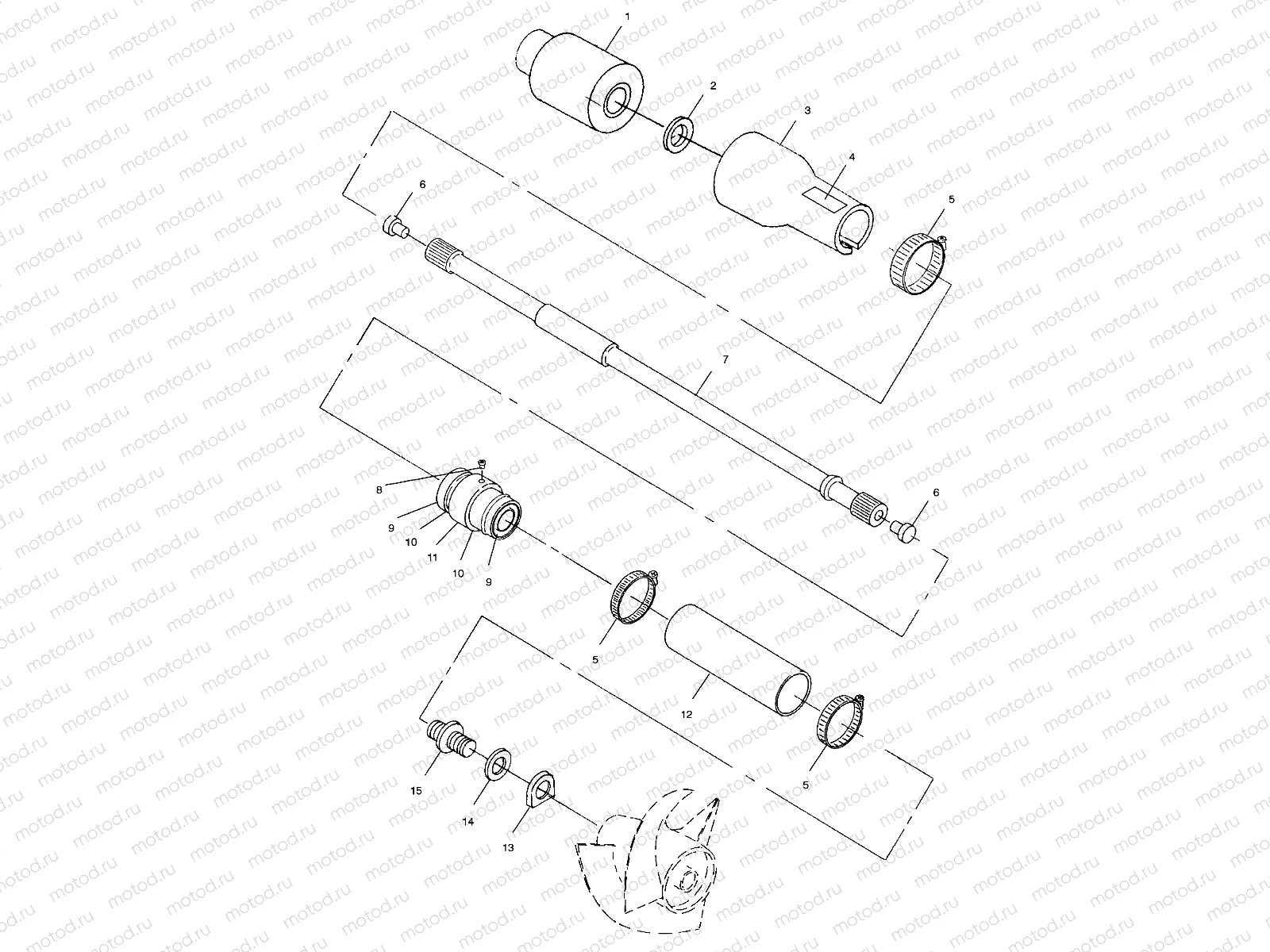DRIVE SYSTEM - W014697D (4964806480A014) | DRIVE SYSTEM - W014697D (4964806480A014)