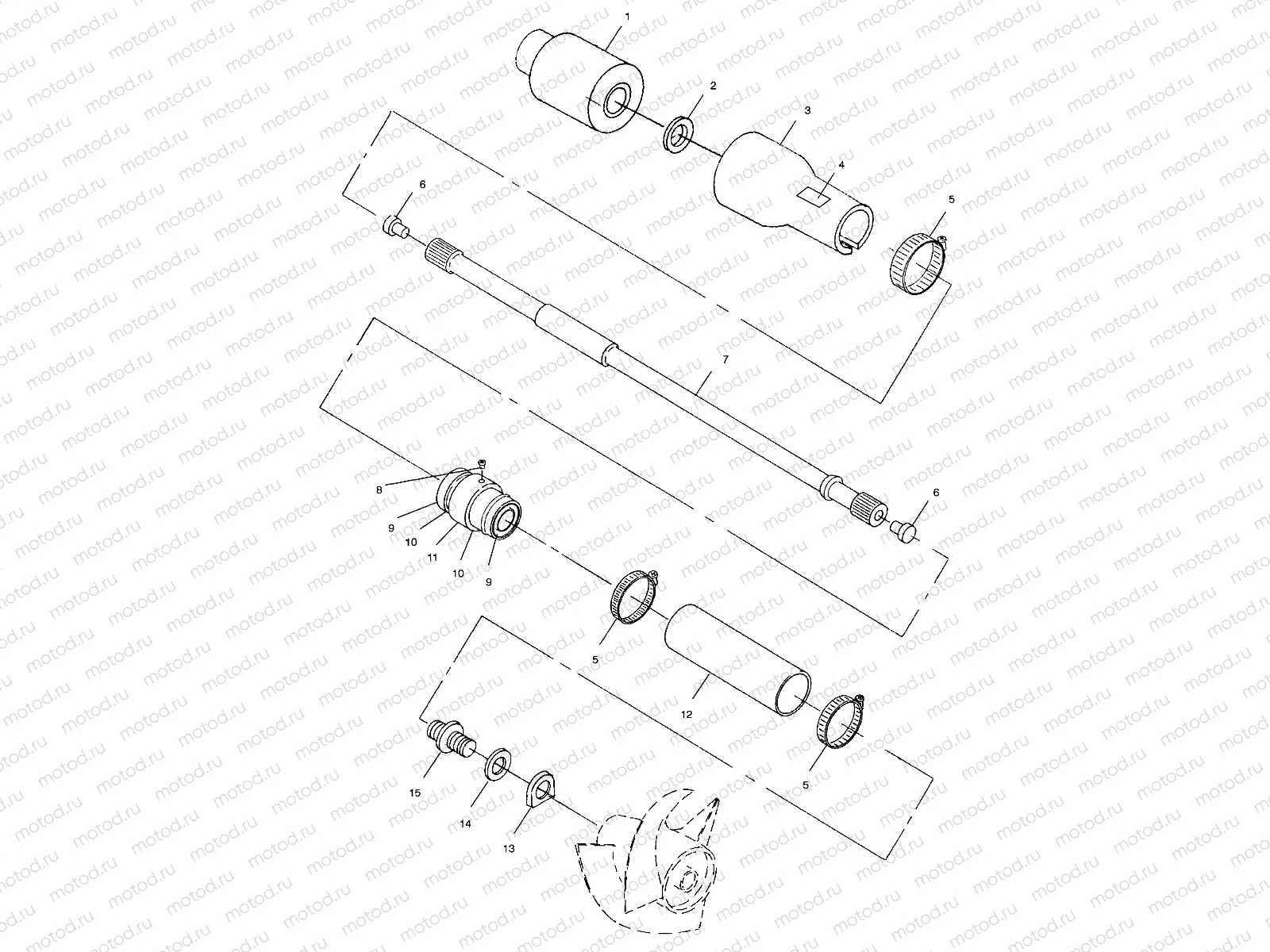 DRIVE SYSTEM - W014699D (4964816481B001) | DRIVE SYSTEM - W014699D (4964816481B001)