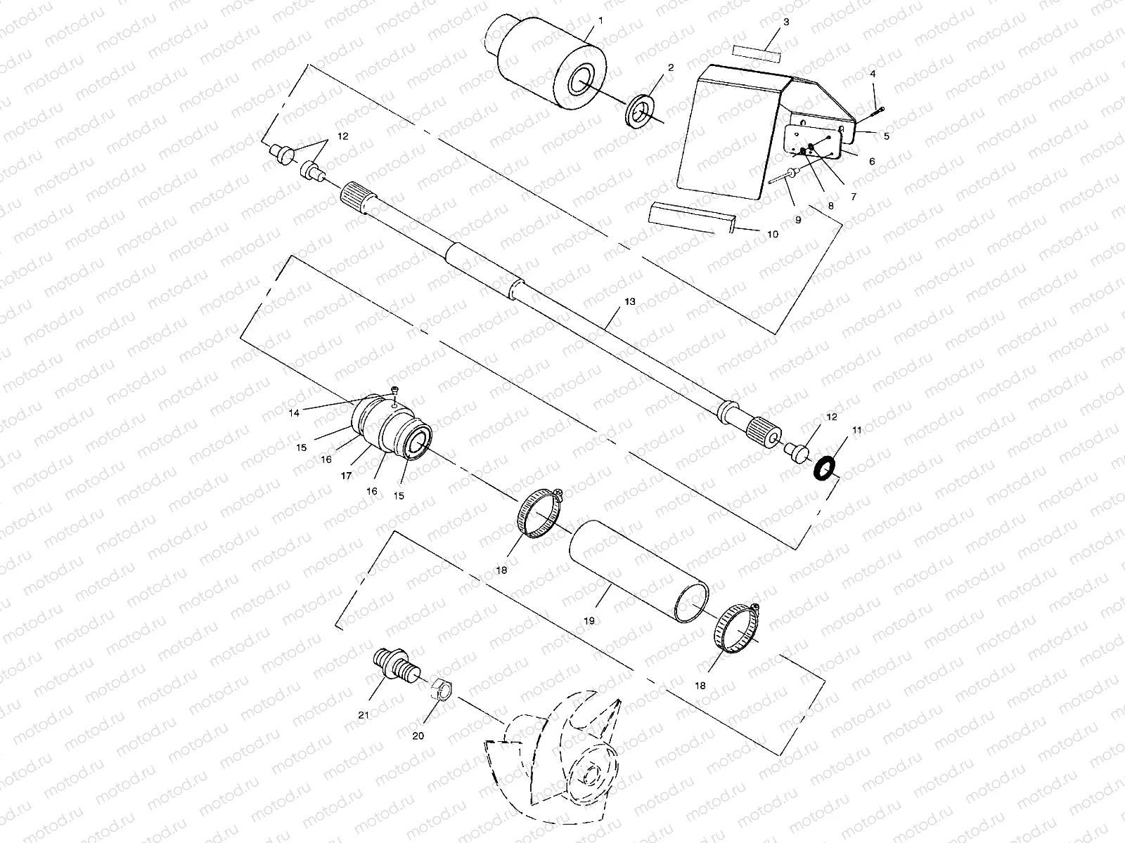 DRIVE SYSTEM - W015099D (4964866486B003) | DRIVE SYSTEM - W015099D (4964866486B003)