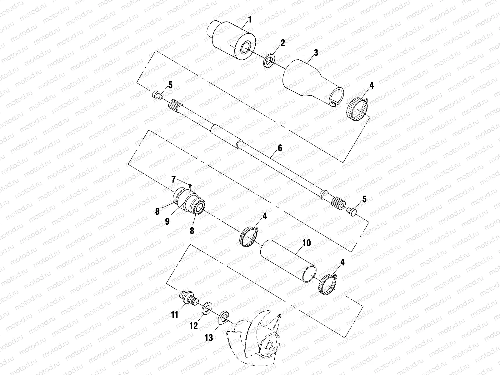 DRIVE SYSTEM - W025197D/W025197I (4971297129B01) | DRIVE SYSTEM - W025197D/W025197I (4971297129B01)