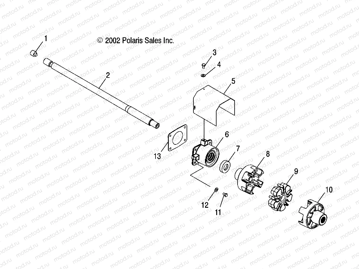 DRIVE SYSTEM - W035303CA/CB/IA/IB (4981068106B01) | DRIVE SYSTEM - W035303CA/CB/IA/IB (4981068106B01)