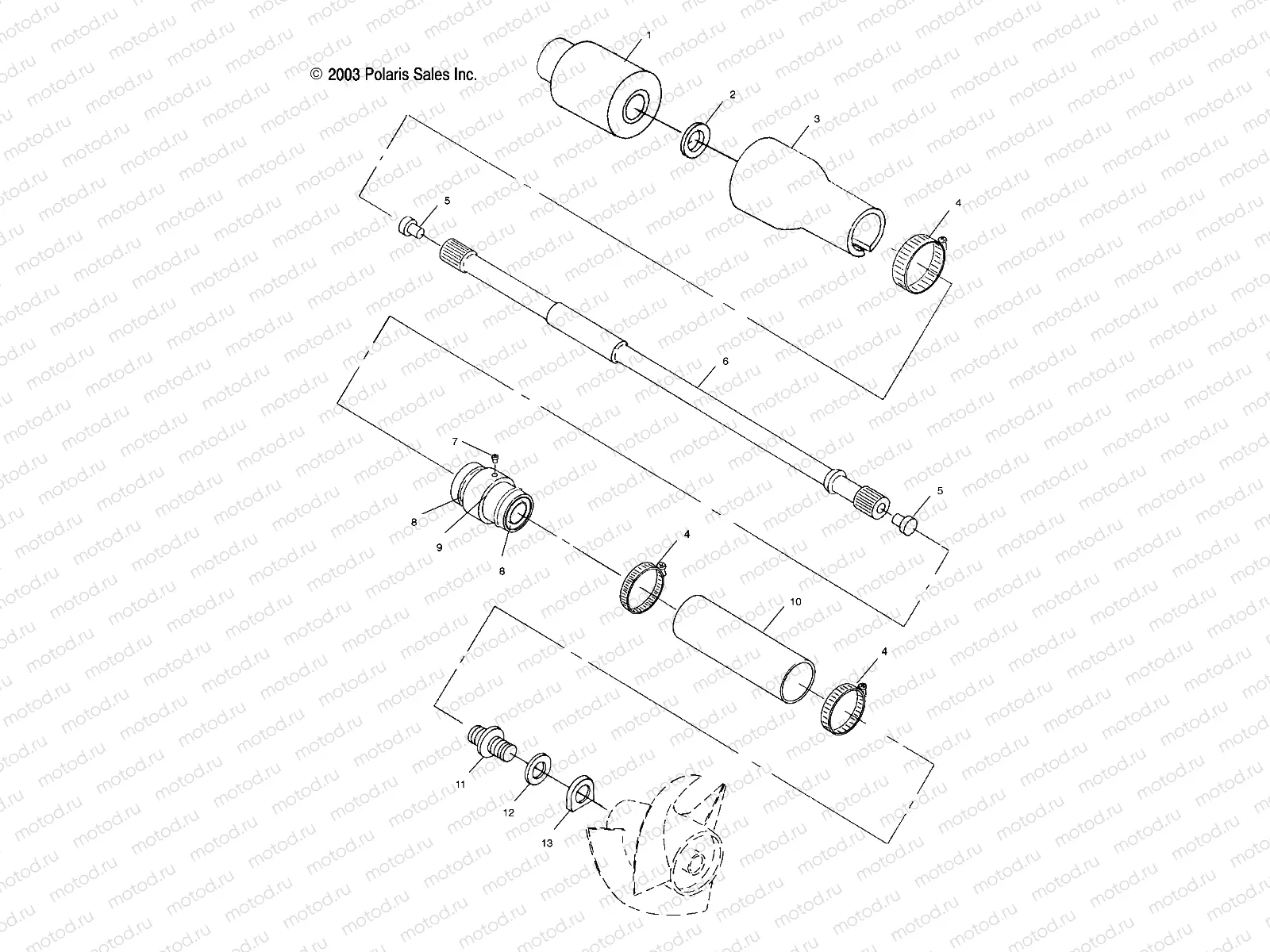 DRIVE SYSTEM - W045197DA/IA (4990499049B01) | DRIVE SYSTEM - W045197DA/IA (4990499049B01)