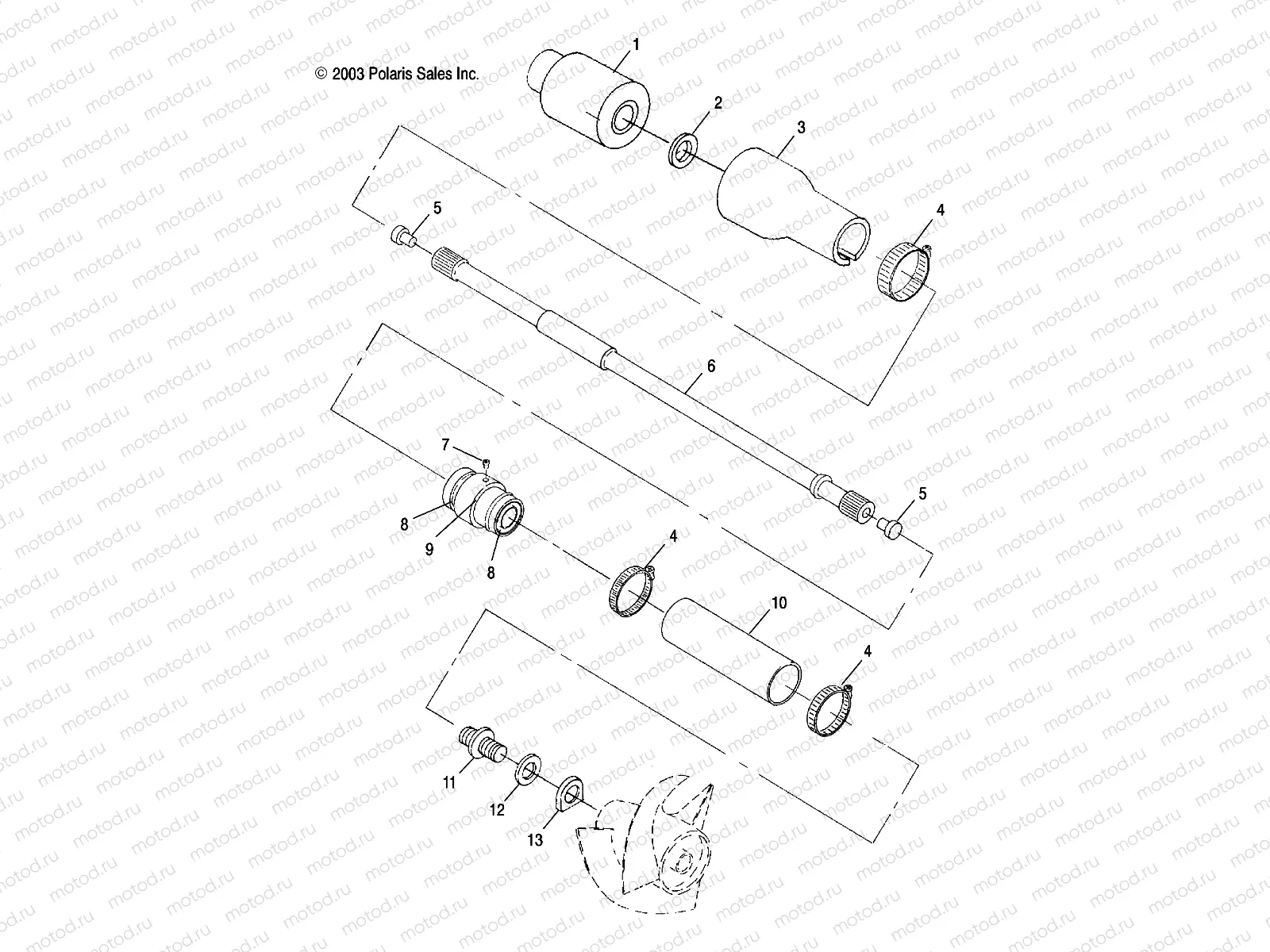 DRIVE SYSTEM - W045297DA/IA/IB (4990519051B01) | DRIVE SYSTEM - W045297DA/IA/IB (4990519051B01)