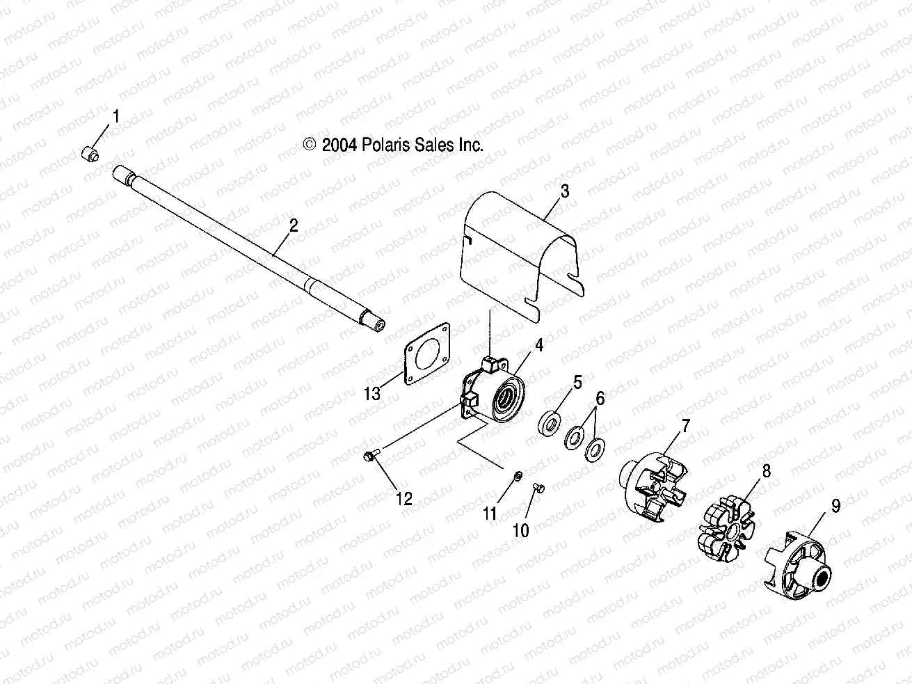 DRIVE SYSTEM - W045304CA/IA/CB/IB/CC/IC (4990559055A12) | DRIVE SYSTEM - W045304CA/IA/CB/IB/CC/IC (4990559055A12)
