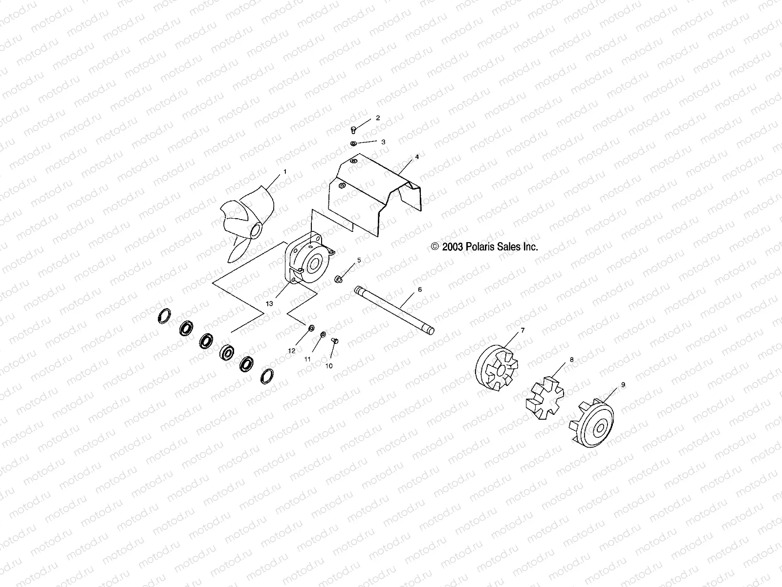 DRIVE SYSTEM - W045402DA (4990599059A10) | DRIVE SYSTEM - W045402DA (4990599059A10)