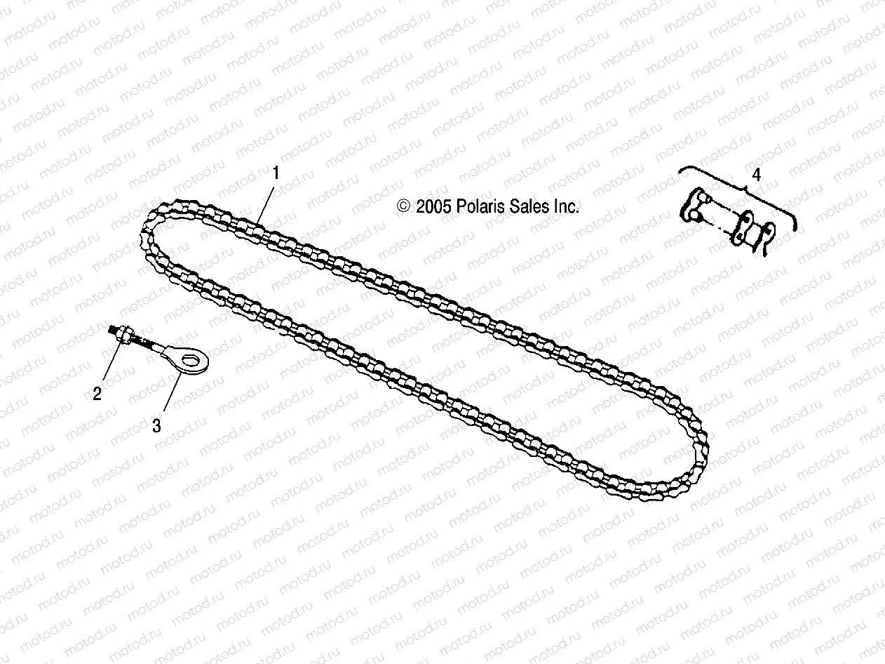 DRIVE TRAIN | DRIVE TRAIN, CHAIN - A18YAK05B4/B6/N4/N6/A4/A6 (4999202359920235B13)