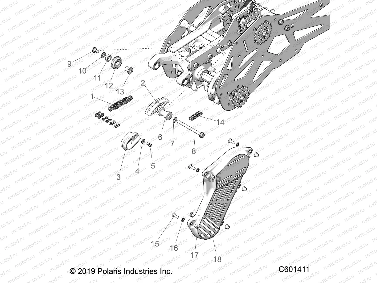 DRIVE TRAIN | DRIVE TRAIN, CHAIN DRIVE - J20URRXXXA (C601411)