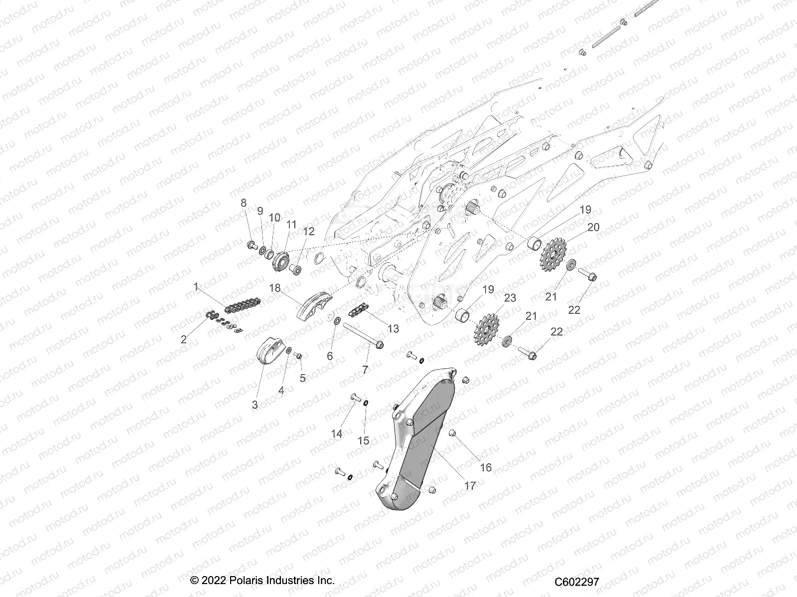 DRIVE TRAIN | DRIVE TRAIN, CHAIN DRIVE - J23UNGX/UNHX (C602297)