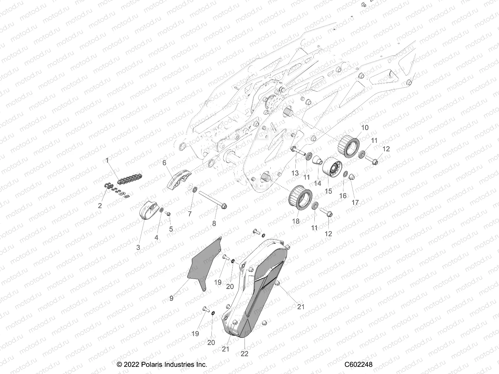 DRIVE TRAIN | DRIVE TRAIN, CHAIN/BELT QUICK DRIVE - J23DMCX/DMFX (C602068)