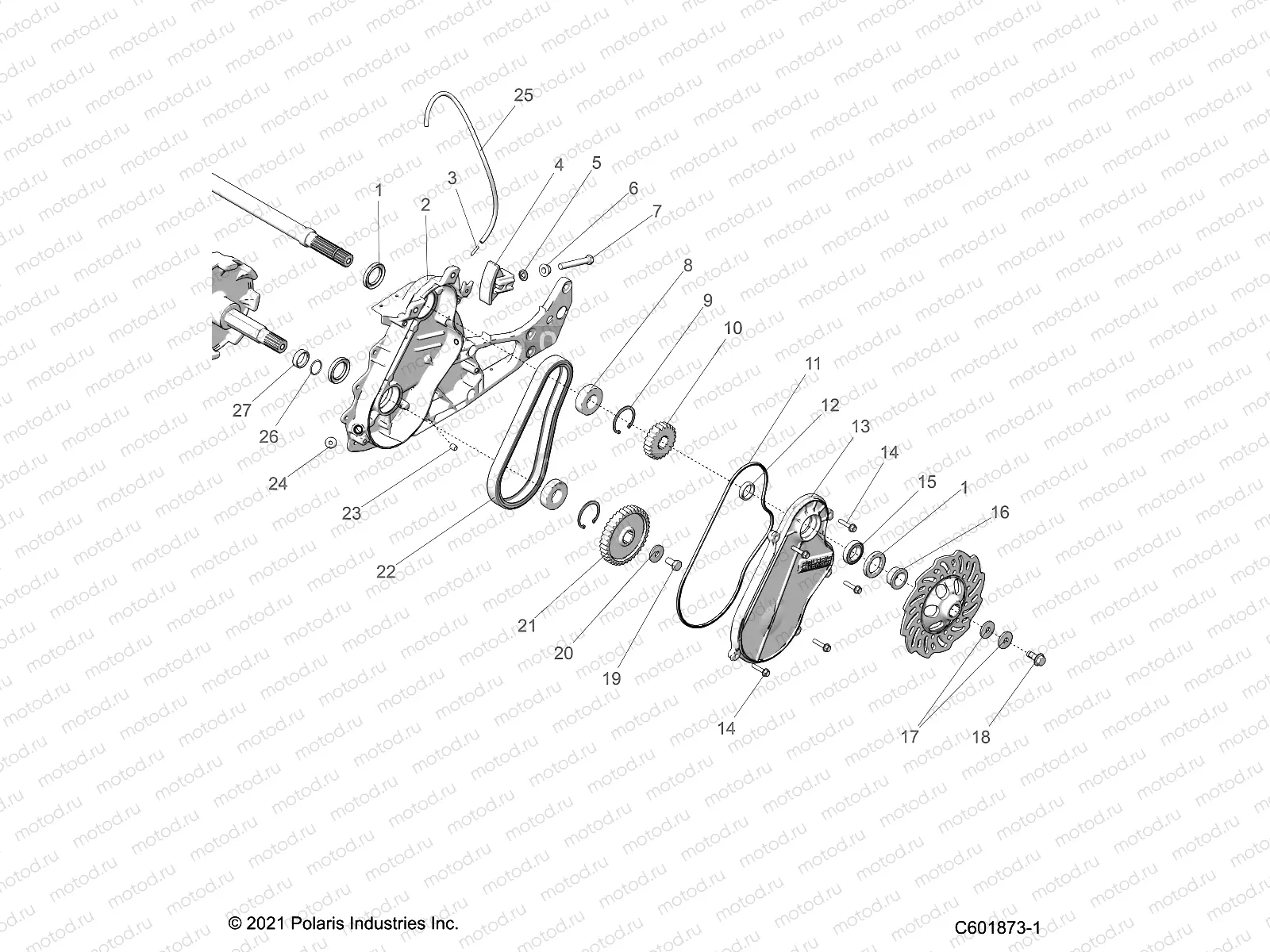 DRIVE TRAIN | DRIVE TRAIN, CHAINCASE - S23TDB6RSL (601873)
