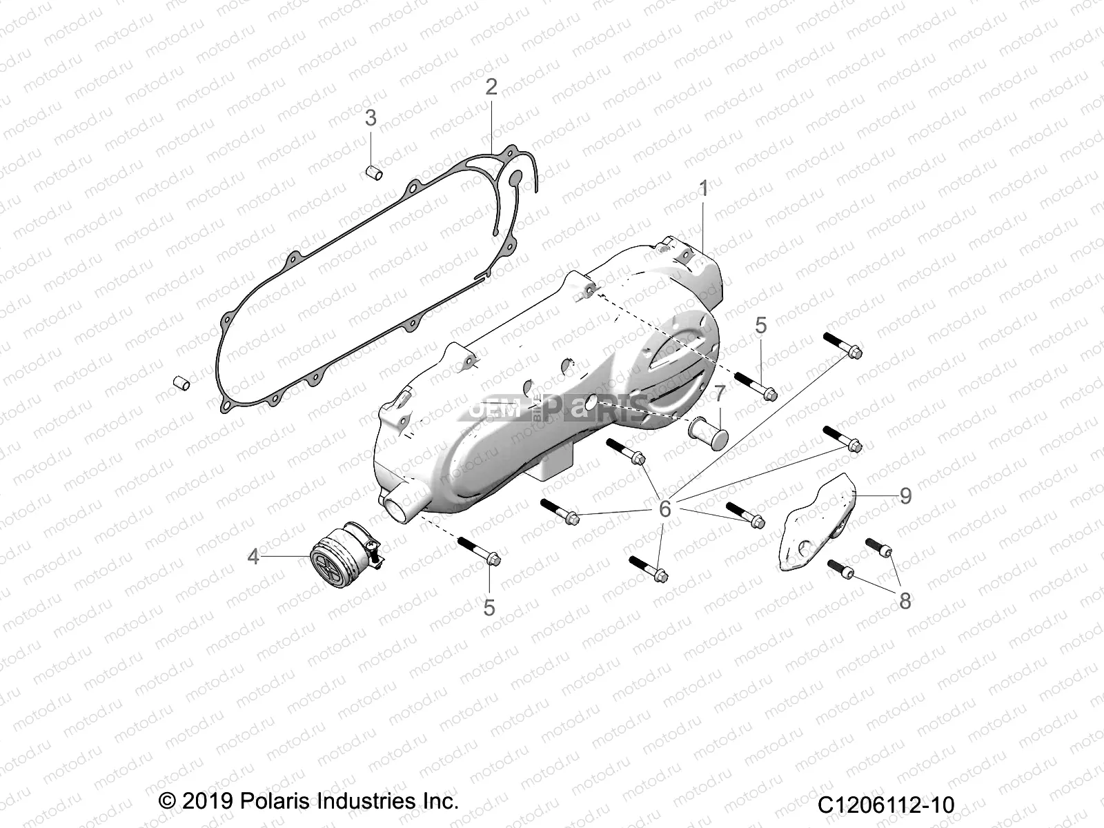 DRIVE TRAIN | DRIVE TRAIN, CLUTCH COVER AND DUCTING - A21HBB07A3/A7/B3/B7 (C1206112-10)